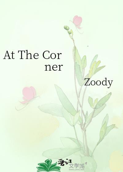 at the corner of 和in the corner of