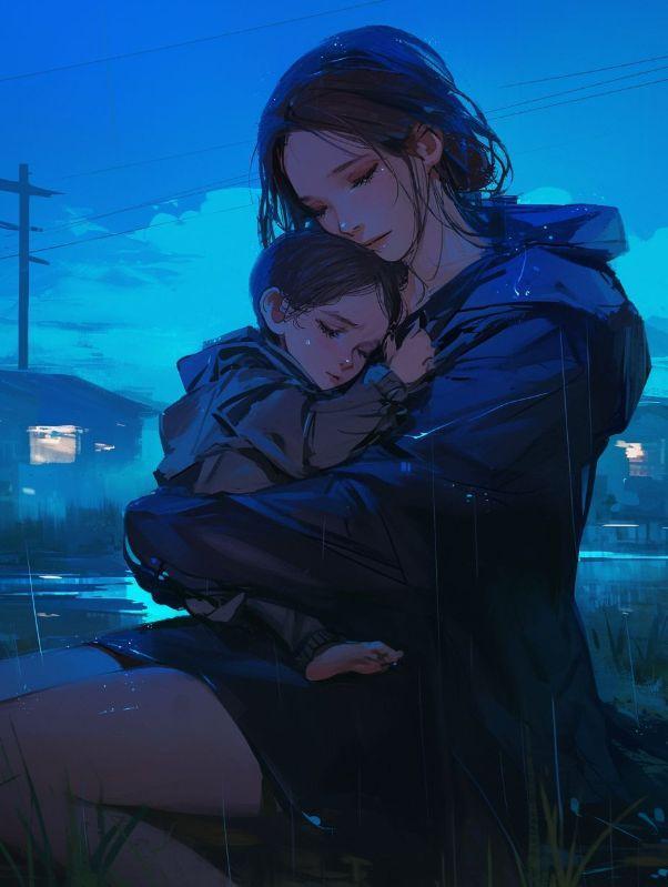 对不起宝贝妈妈没能给你一个完整的家说说